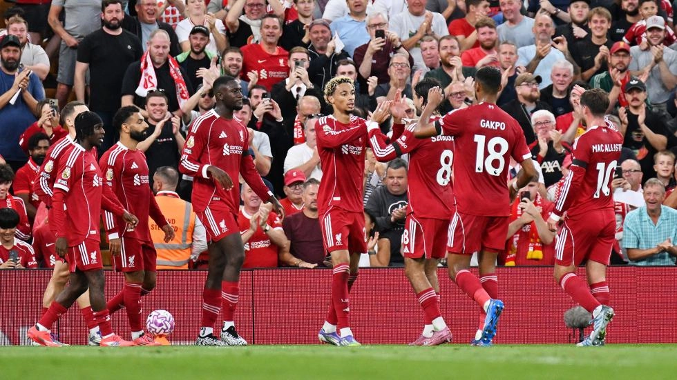 Liverpool line up