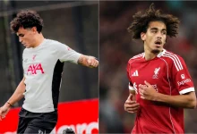 Stefan Bajcetic and Jayden Danns