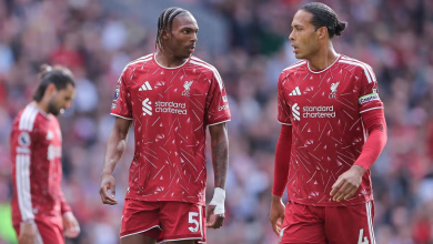 Jeremy Jacquet and Virgil van Dijk